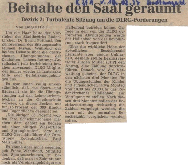 Presseartikel aus dem Jahr 1972