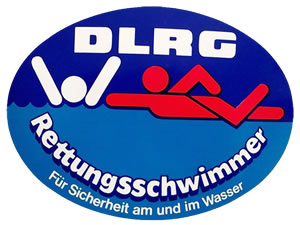 Aufkleber: Rettungsschwimmer