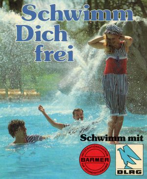 Aufkleber: Schwimm dich frei