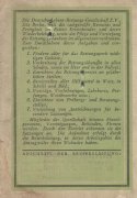 DLRG Prüfungs - Ausweis von 1929