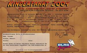 DLRG Kinderfahrt 2004