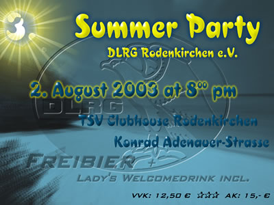 DLRG Summer Party 2003